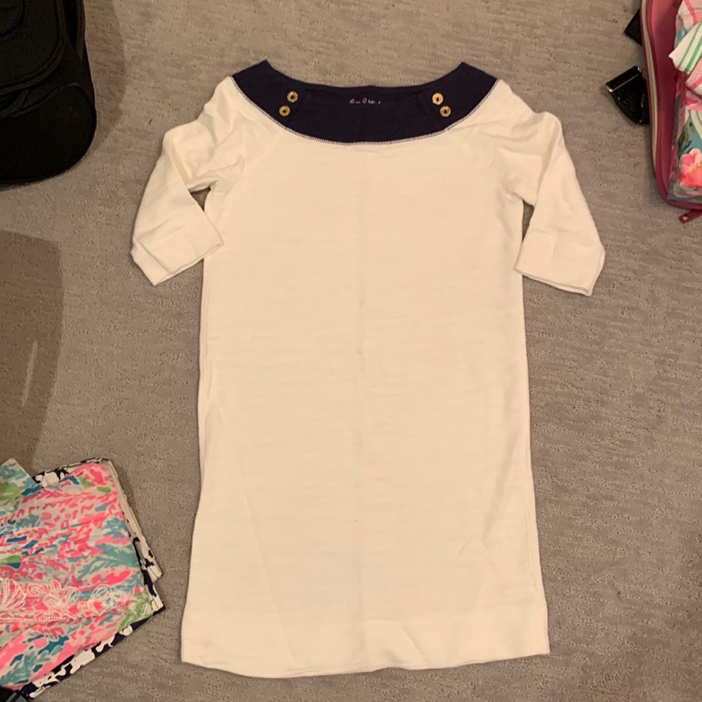 Lilly Pulitzer Navy and White Dress Size XS